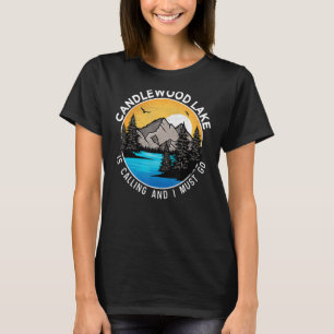 T-shirt Pêche Camping Lakeview Lac Candlewood
