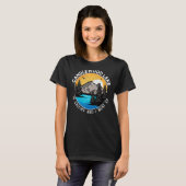 T-shirt Pêche Camping Lakeview Lac Candlewood (Devant entier)