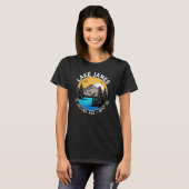T-shirt Pêche Camping Lakeview Lake James (Devant entier)