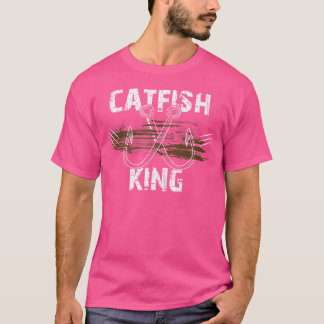 T-shirt Pêche Catfish Sport Pêche Rod Reel Poisson Fisher