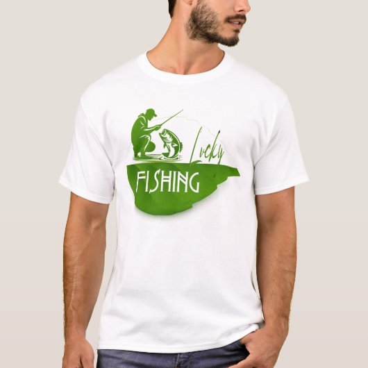 T-Shirt Pêche Chanceuse (Devant)