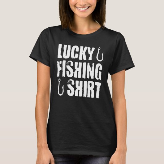T-shirt Pêche chanceuse (Devant)