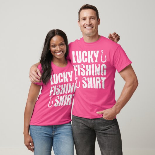 T-shirt Pêche chanceuse (Unisexe)