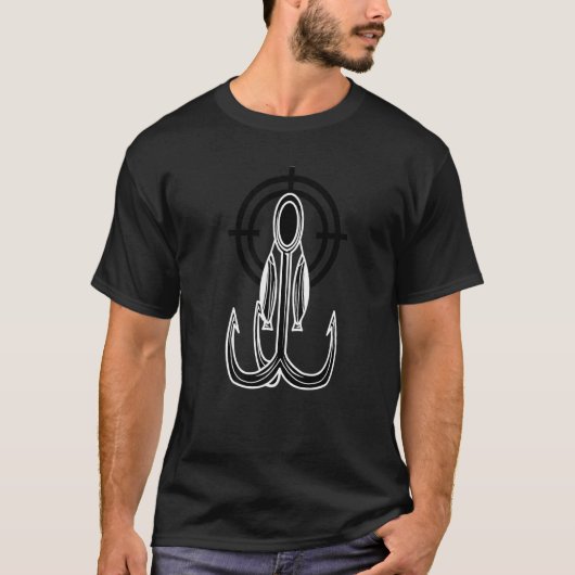 T-shirt Pêche Chasse Cible Pêche Et Chasse (Devant)