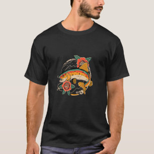 T-shirt Pêche Colorée Pêche à la Truite Design Unique