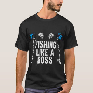 T-shirt Pêche comme un patron de pêche