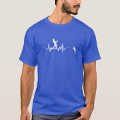 T-shirt Pêche Cool Heartbeat design Super Gig For (Devant)