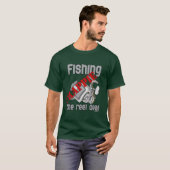 T-shirt Pêche Crappie Le Reel Deal Sérieux Pêche (Devant entier)