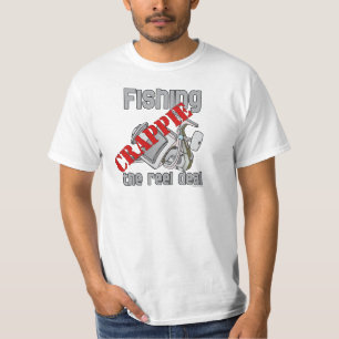 T-shirt Pêche Crappie Le Reel Deal Sérieux Pêche