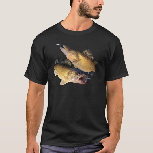 T-shirt Pêche de brochets vairons (Devant)