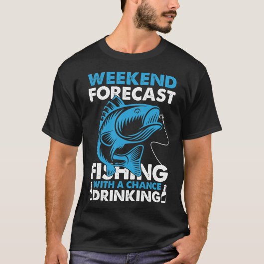 T-shirt pêche de fin de semaine (Devant)