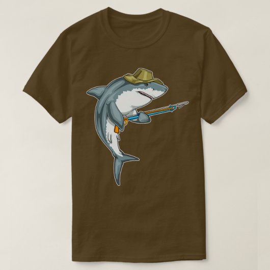 T-shirt Pêche de Fisher Harpoon (Design devant)