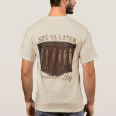 T-shirt Pêche de garçon du Sud Chasse rustique (Dos)