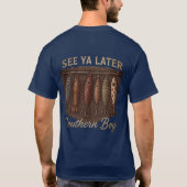 T-shirt Pêche de garçon du Sud Chasse rustique (Dos)