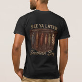 T-shirt Pêche de garçon du Sud Chasse rustique (Dos)