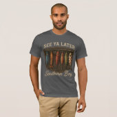 T-shirt Pêche de garçon du Sud Chasse rustique (Devant entier)