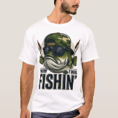 T-shirt Pêche de la basse drôle (Devant)