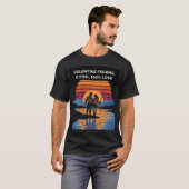 T-shirt Pêche de la Saint-Valentin Zéro Poisson 100 Amour (Devant entier)