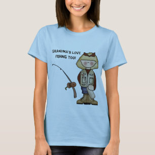 T-SHIRT PÊCHE DE L'AMOUR DE LA GRAND-MAMAN