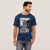 T-shirt Pêche de Llama Funny Pêcheur Llama Lover (Devant entier)