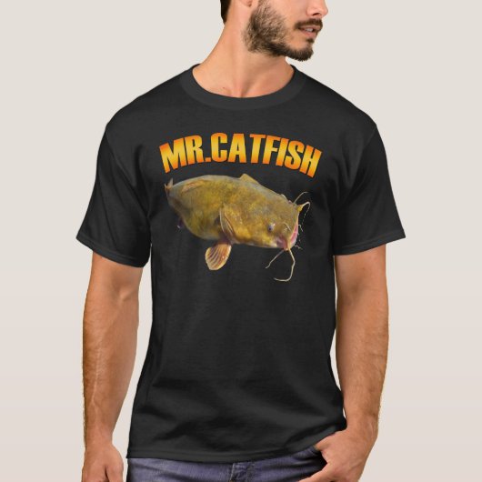 T-shirt Pêche de M. Catfish (Devant)