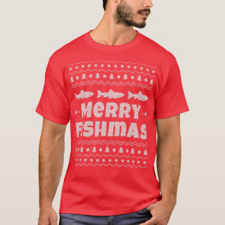 T-shirt Pêche de Noël moche