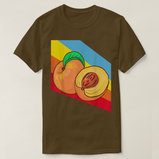 T-shirt Pêche de nourriture Vegetarian (Design devant)