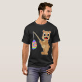 T-shirt Pêche de Pâques ours (Devant entier)