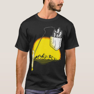 T-shirt Pêche de poche Cadeau drôle de pêcheur 