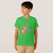 T-shirt Pêche de poisson d'ours (Devant entier)