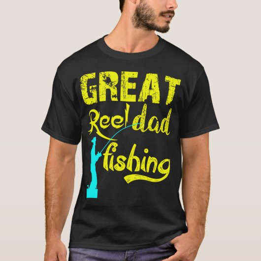T-shirt Pêche de super papa (Devant)