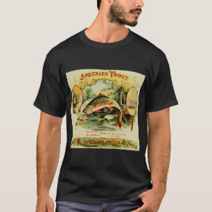 T-shirt Pêche Drapeau Américain Pêche