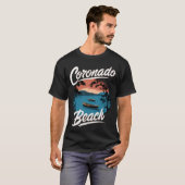 T-shirt Pêche Drapeau Américain Perche Poisson Crâne Squel (Devant entier)