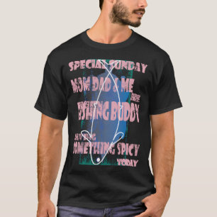 T-shirt Pêche drapeau américain Terre des pêcheurs