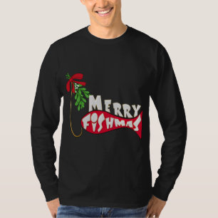 T-shirt Pêche drôle de Noël - joyeux Fishmas