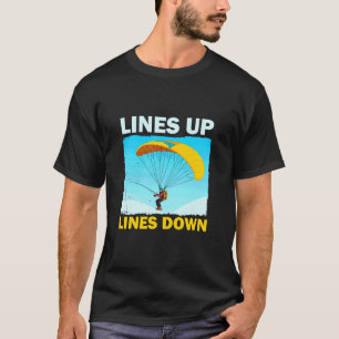 T-shirt Pêche drôle en parapente