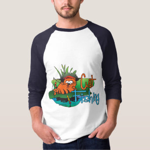 T-shirt Pêche drôle - pêche de chat