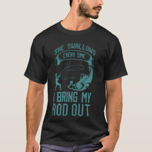 T-shirt Pêche Drôle Pour Les Hommes Pêcheur De Glace Fête