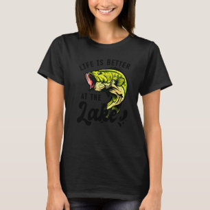 T-shirt Pêche Du Bar Au Lac