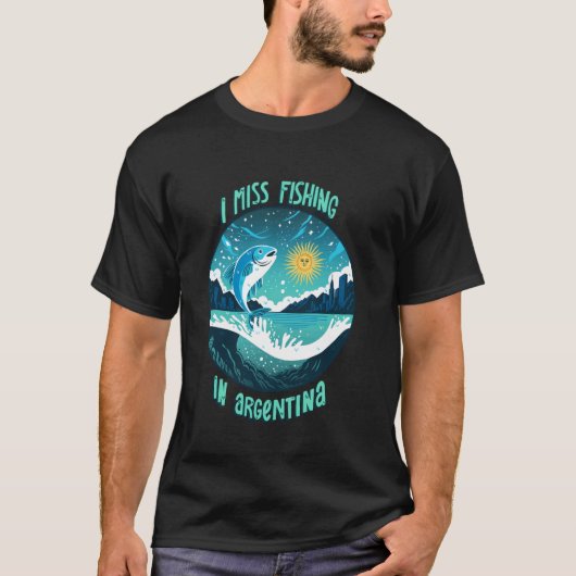 T-shirt Pêche en Argentine (Devant)