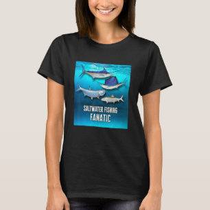 T-shirt Pêche en mer profonde Pêche en mer