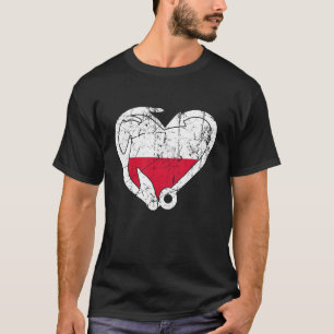 T-shirt Pêche et chasse - Hameçon d'élan polonais 