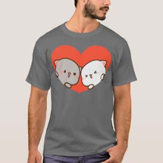 T-shirt Pêche et Goma Mochi Chat Love 1