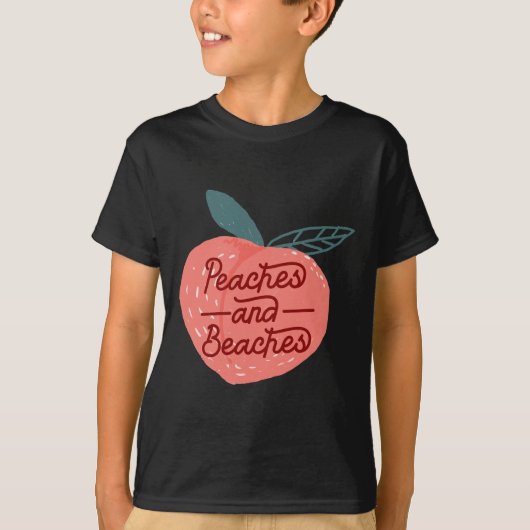 T-shirt Pêche Et Plages Pêche Fruit Douce (Devant)