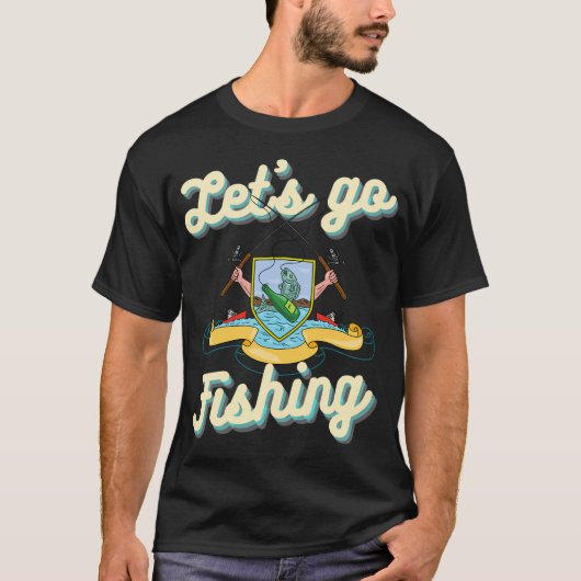 T-shirt Pêche Évolution drôle de l'homme (Devant)