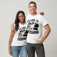 Pêche Excusez Humour extérieur Tee