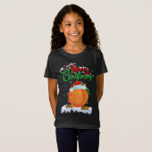 T-Shirt Pêche Fruit Amour Noël Éclairage (Devant entier)