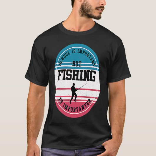 T-shirt Pêche Funky Fish Ocean Trout School Student (Devant)