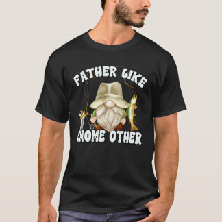 T-shirt Pêche Grand-père Gnome Graphique pour Papa de pêc