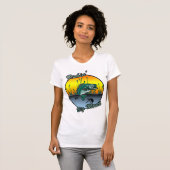 T-shirt Pêche Grosse Bouche Chemises de pêche (Devant entier)